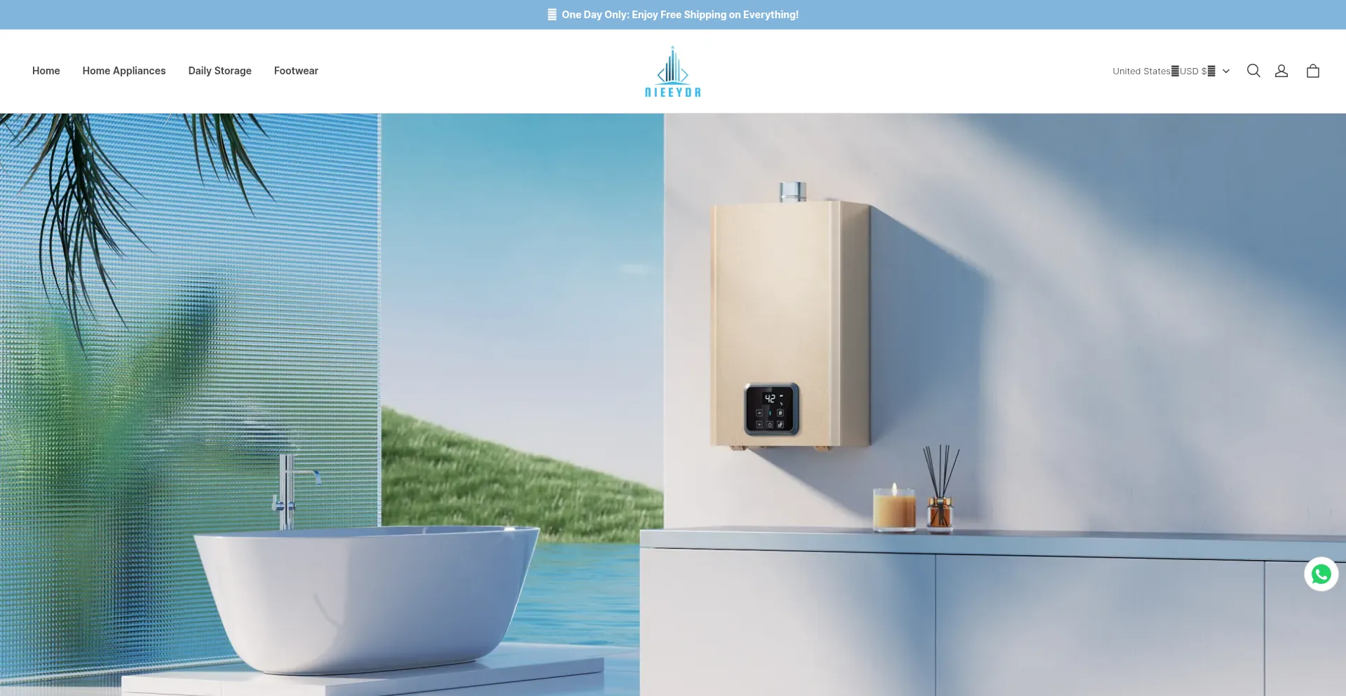 Website screenshot of Nieeydr.com
