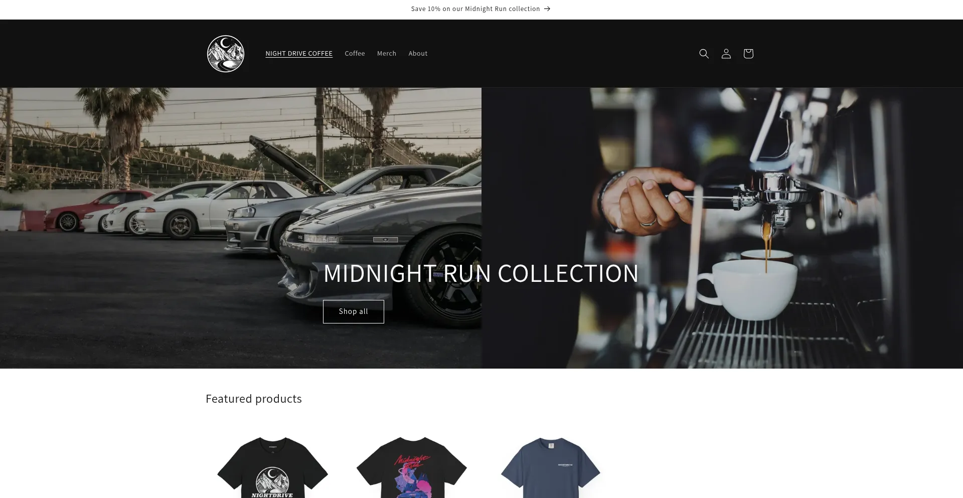 Nightdrivecoffee.com