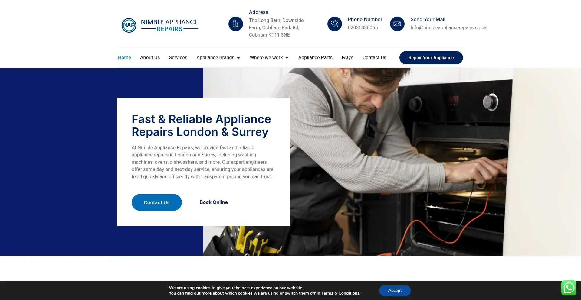 Nimbleappliancerepairs.co.uk