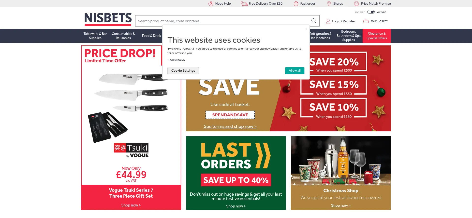 Nisbets.co.uk é Seguro e Confiável?