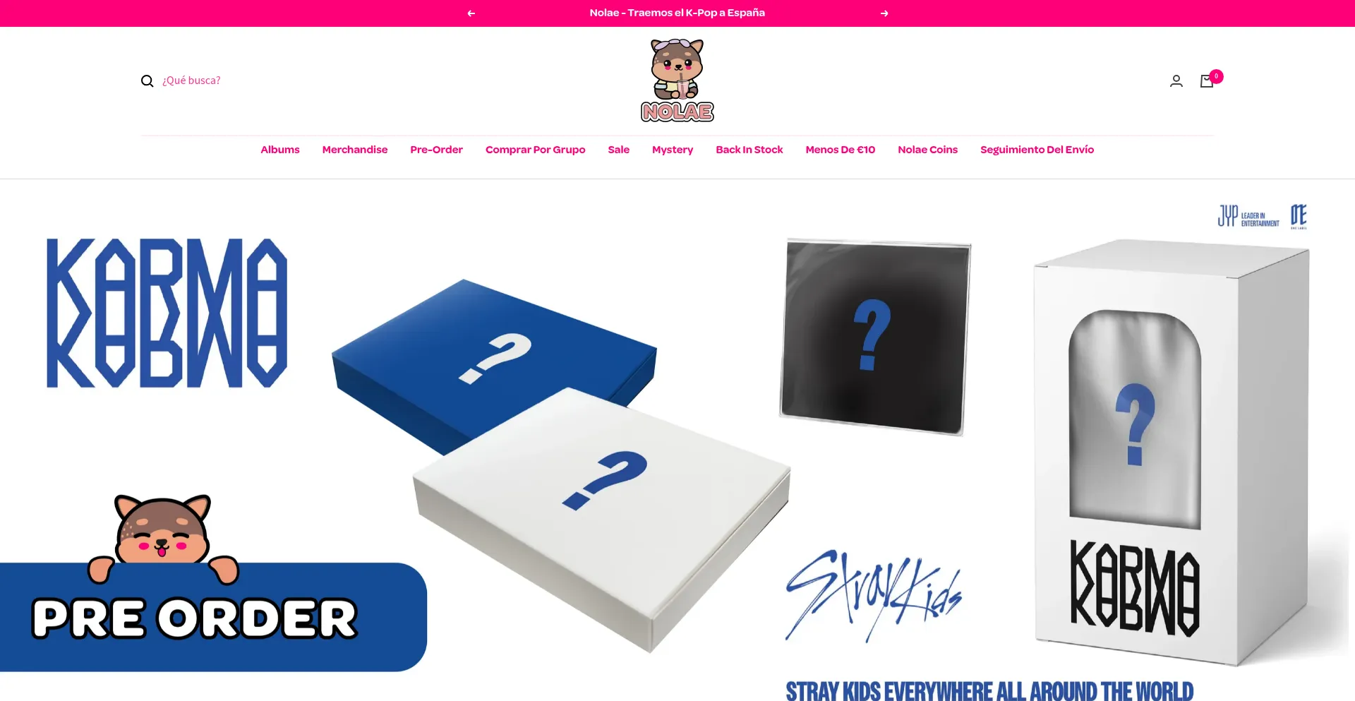 Website screenshot of Nolae.es