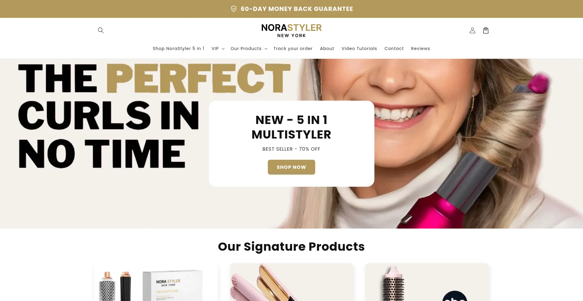 Norastyler.com Screenshot