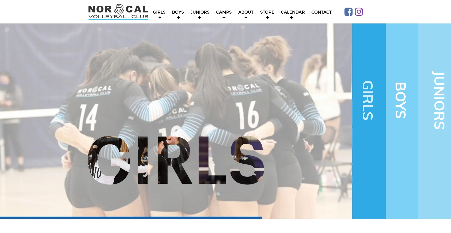 Website screenshot of Norcalvbc.com