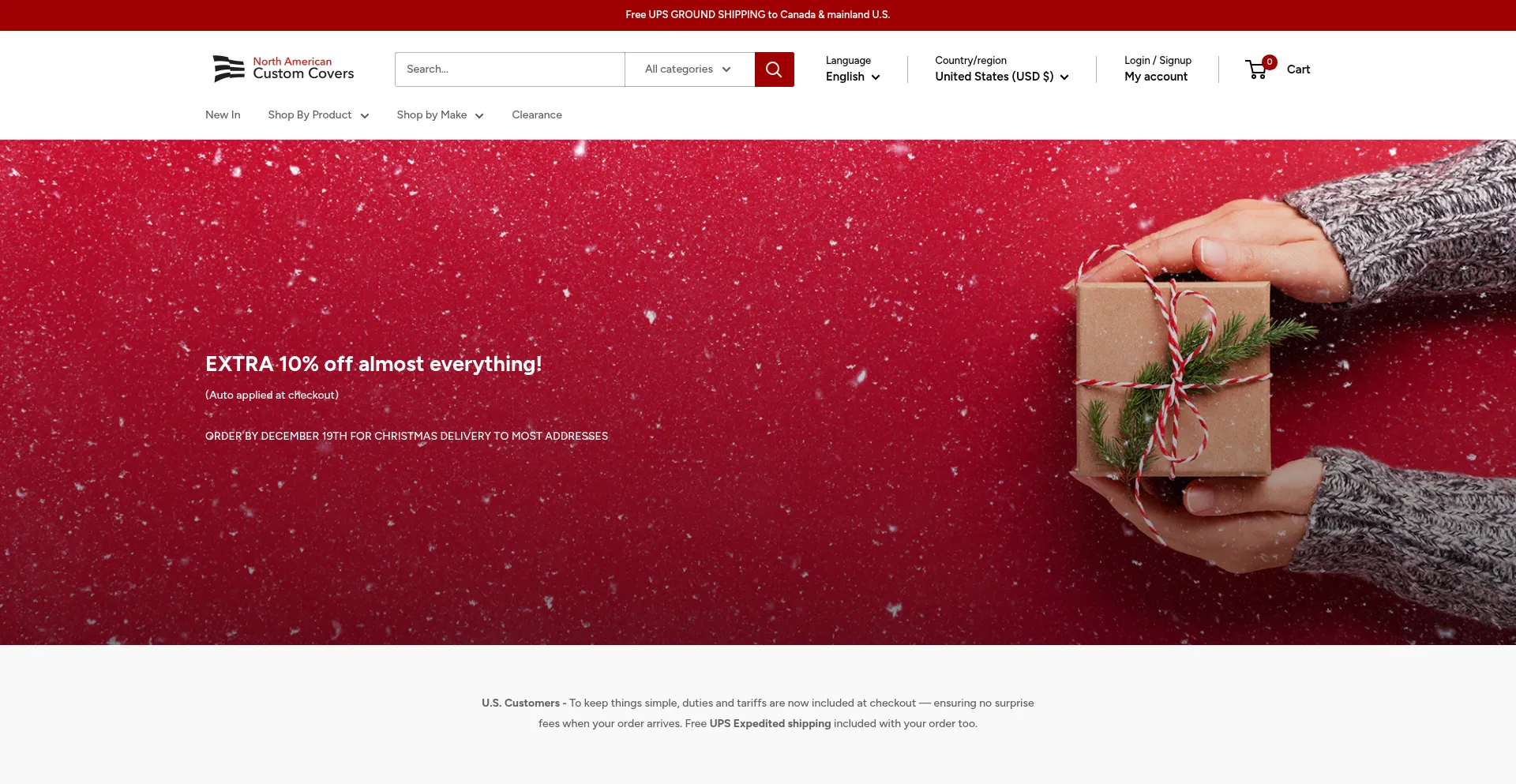 Northamericancustomcovers.com