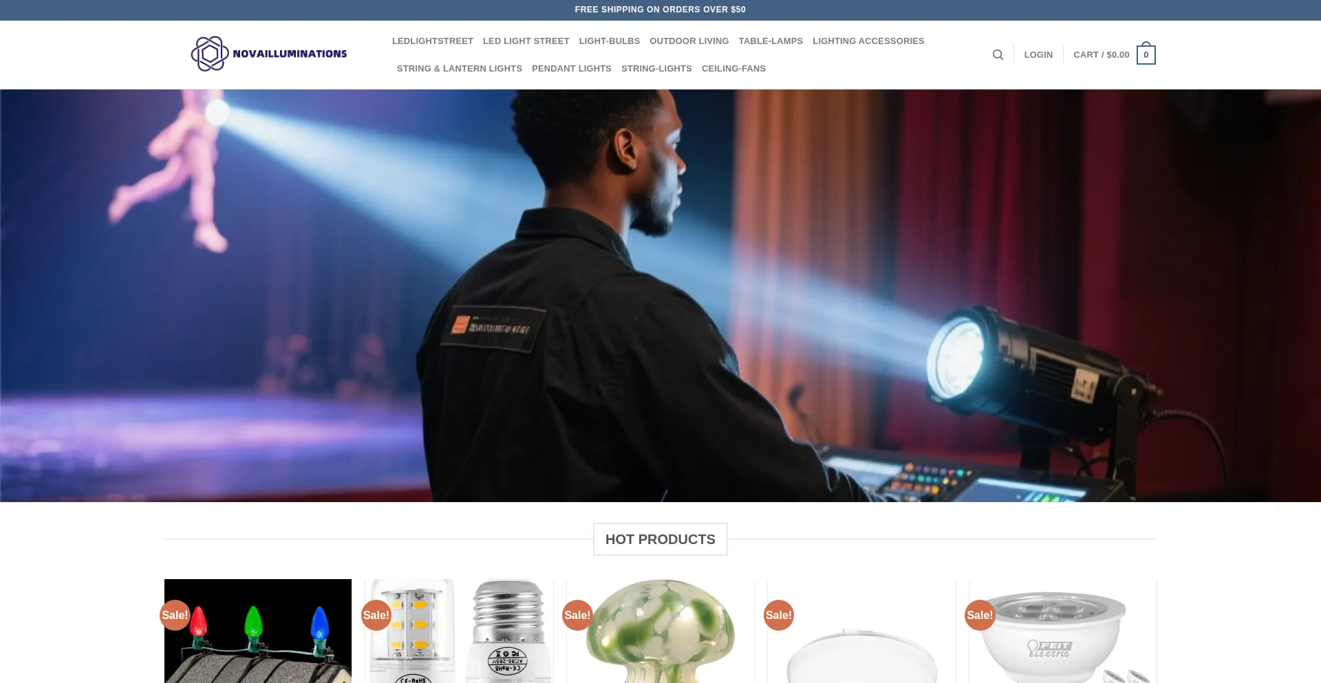 Novailluminations.com Screenshot