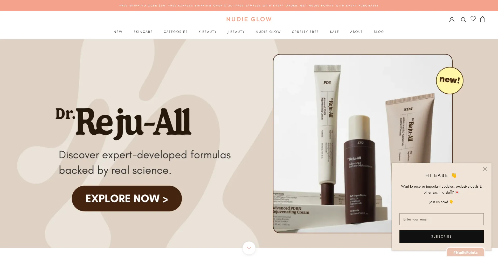 Nudieglow.com