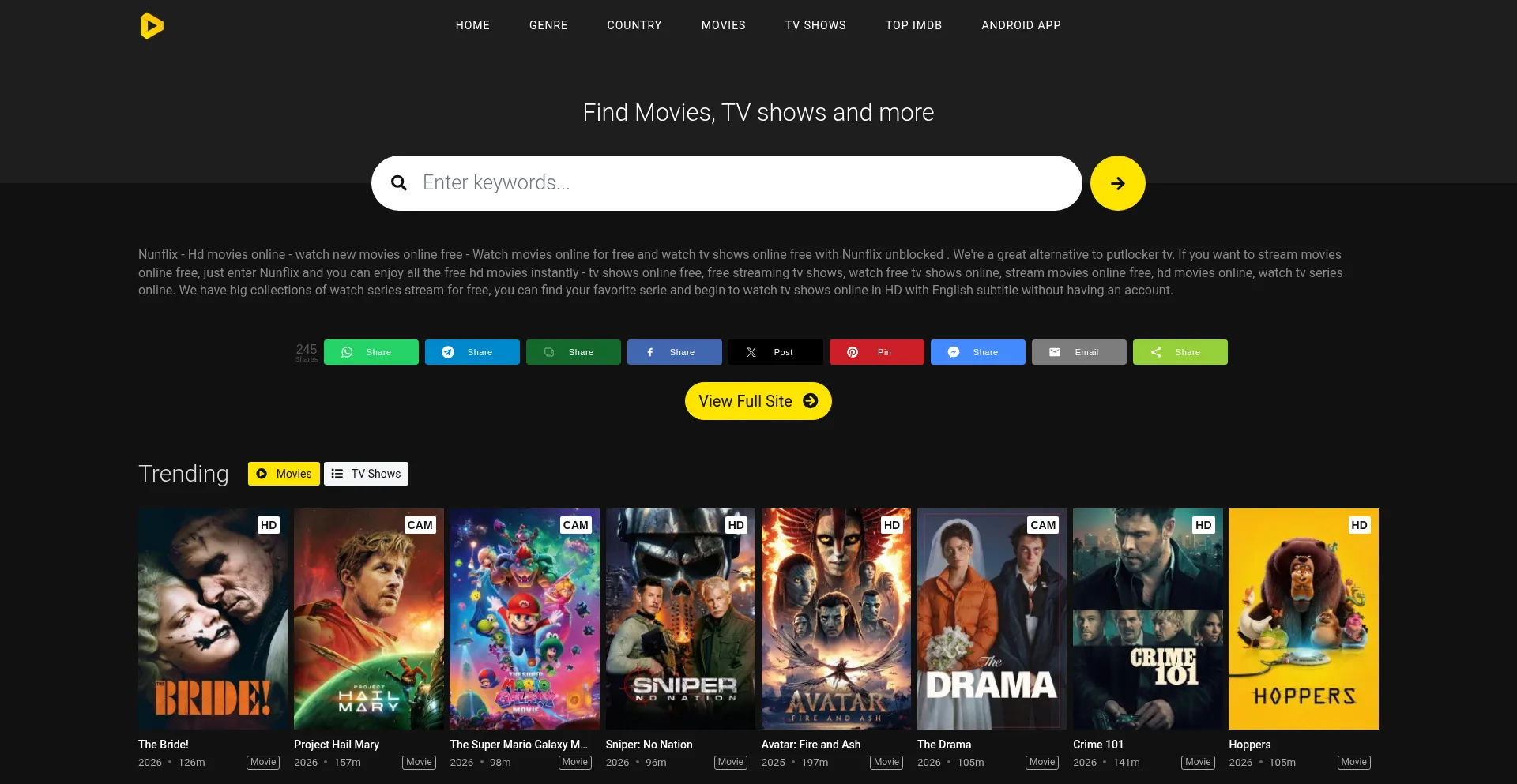 Nunflixto.com