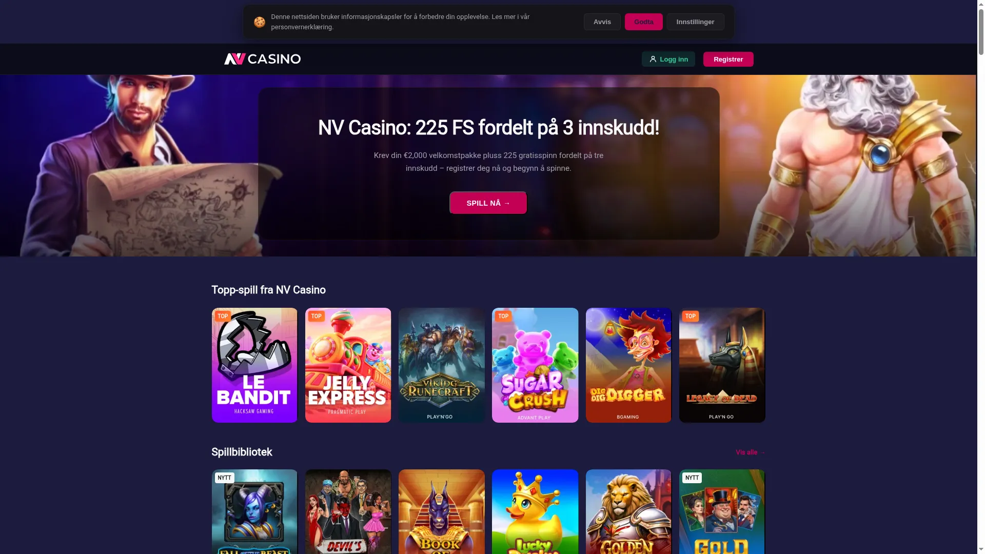 Nvcasinobet.co.no