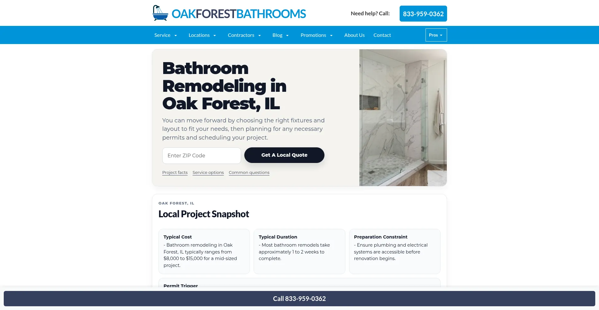 Oakforestbathrooms.com
