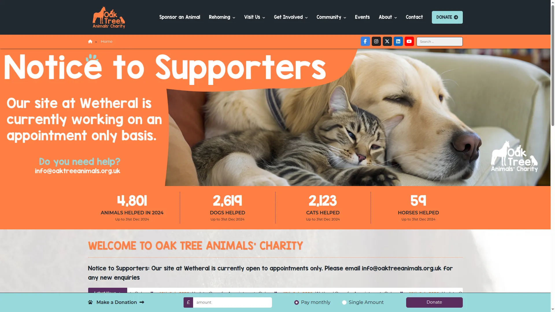 Oaktreeanimals.org.uk