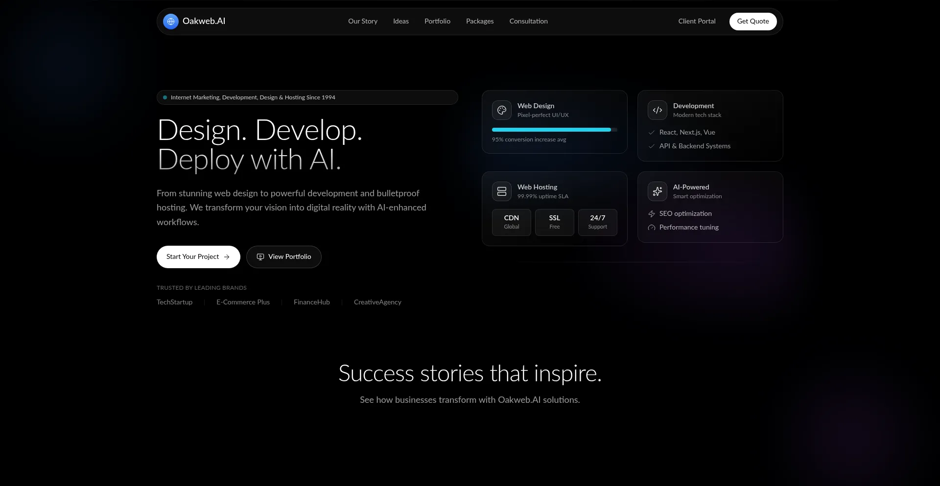 Oakweb.ai é Seguro e Confiável?