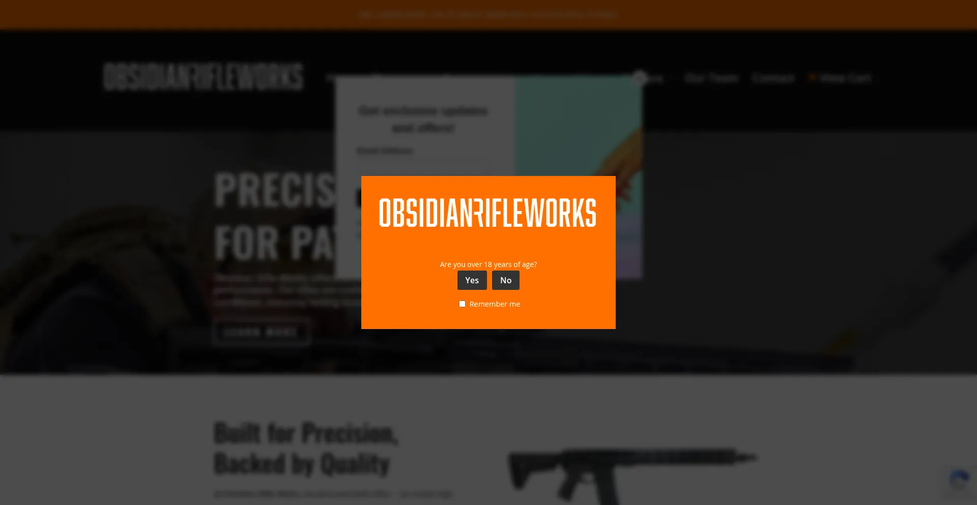 Obsidianrifleworks.com é Seguro e Confiável?