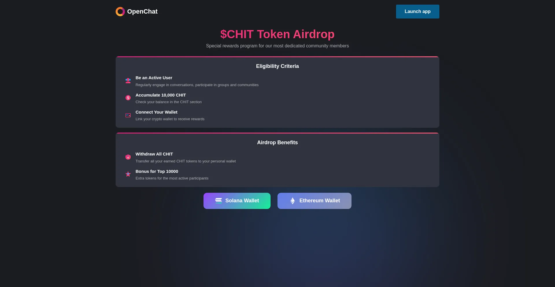Ocairdrop.app