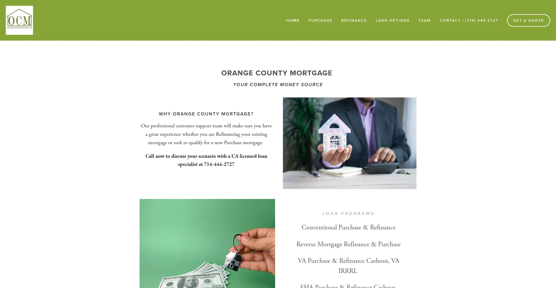 Ocmortgage.com Screenshot