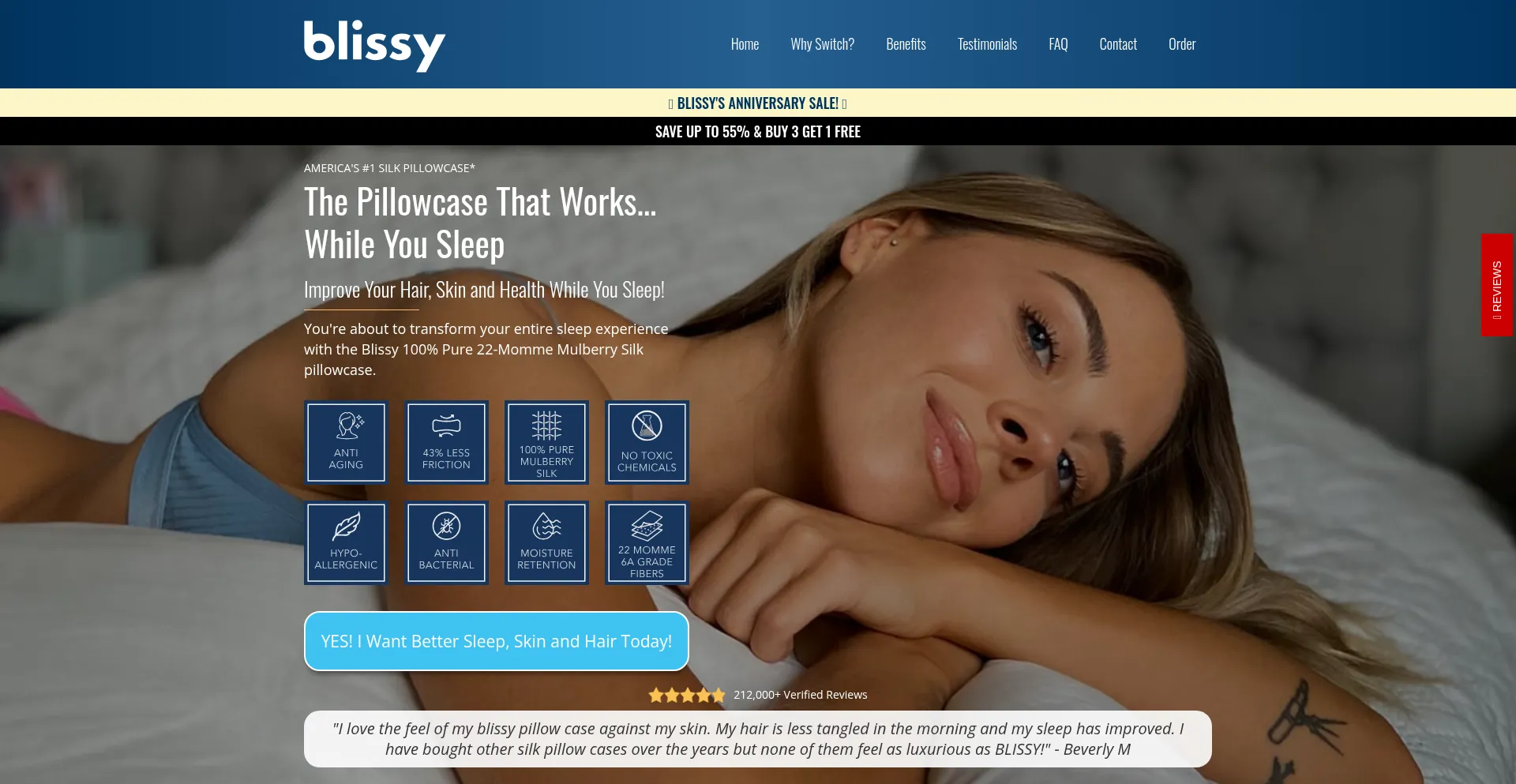Offer.blissy.com Screenshot
