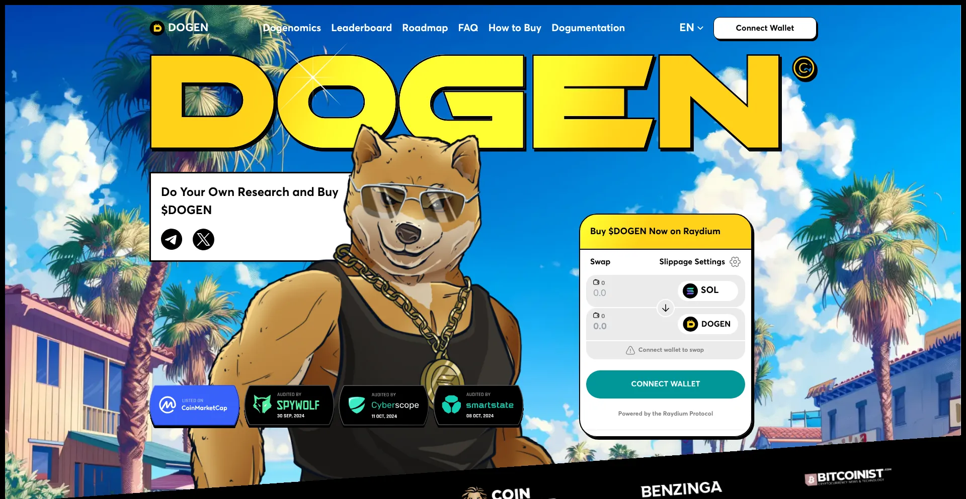 Official-dogenmeme.claims Screenshot