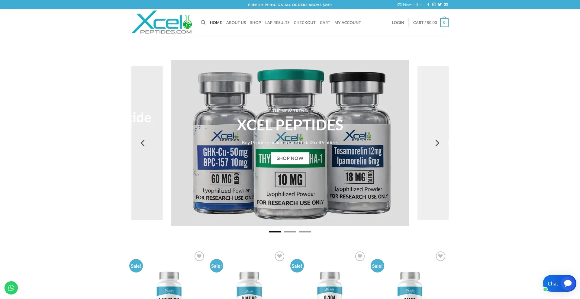 Officialxcelpeptides.com