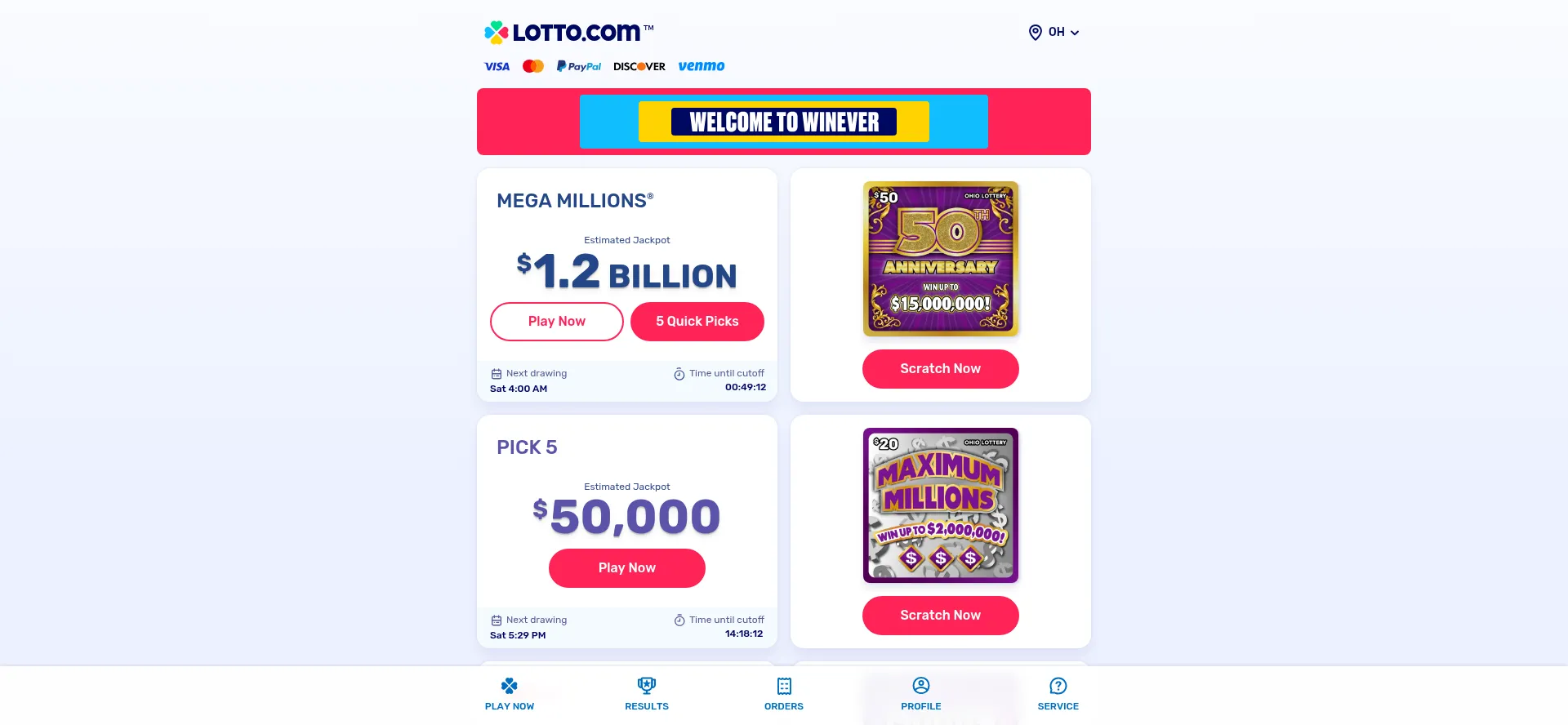 Oh.lotto.com