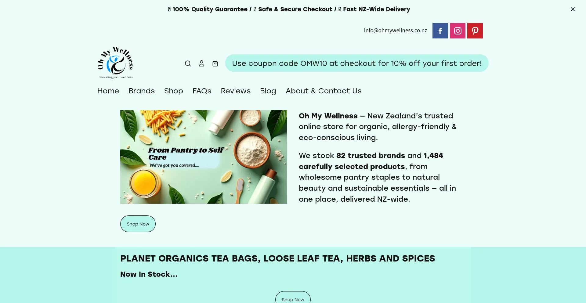 Ohmywellness.co.nz é Seguro e Confiável?