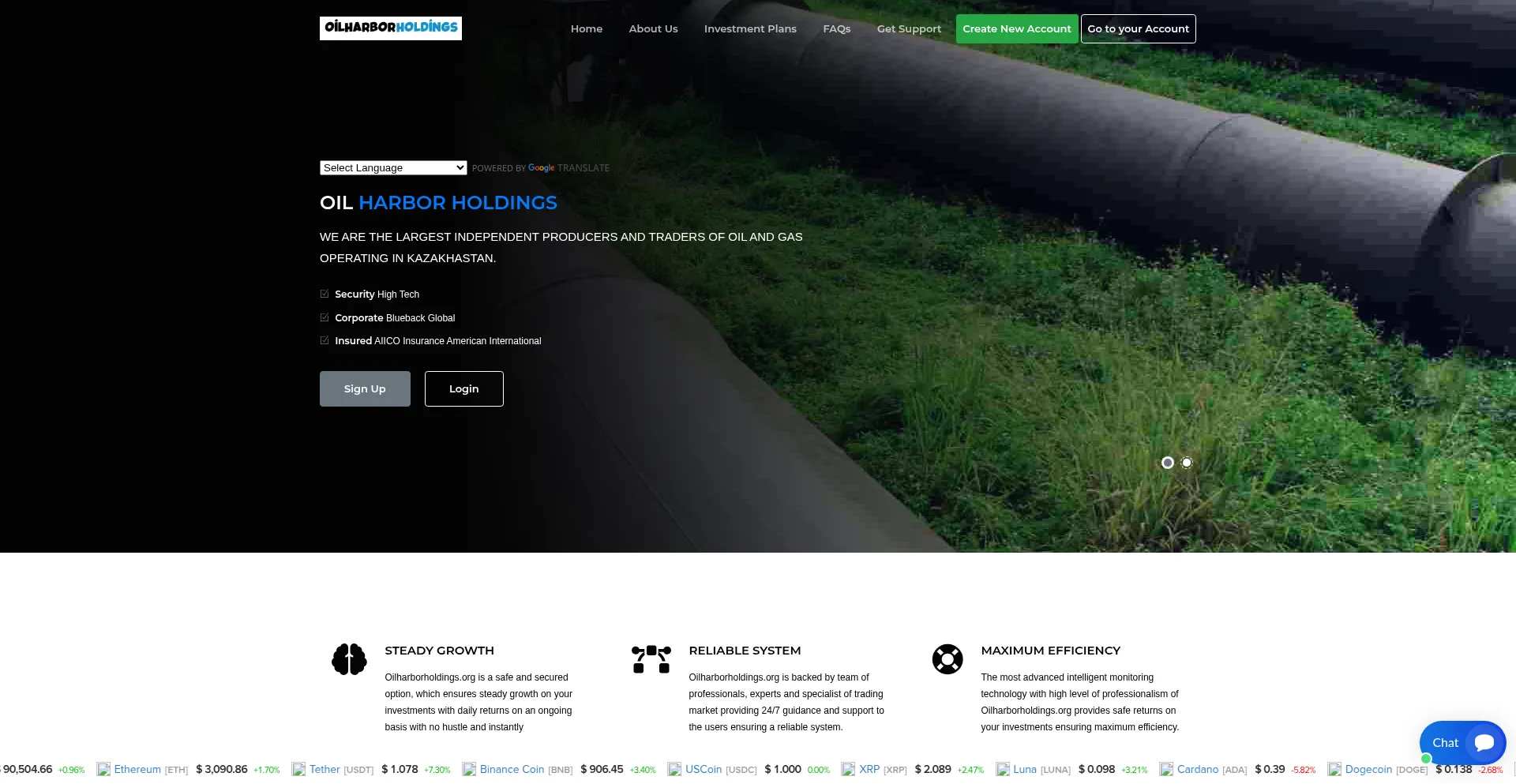 Oilharborholdings.org