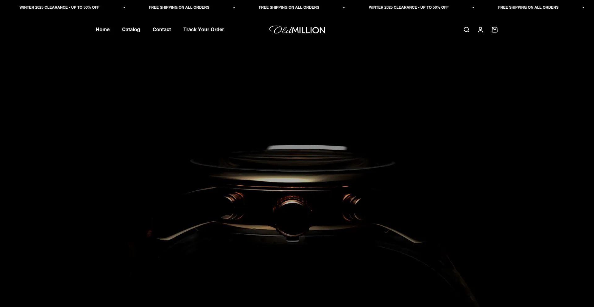 Website screenshot of Oldmillionluxe.com