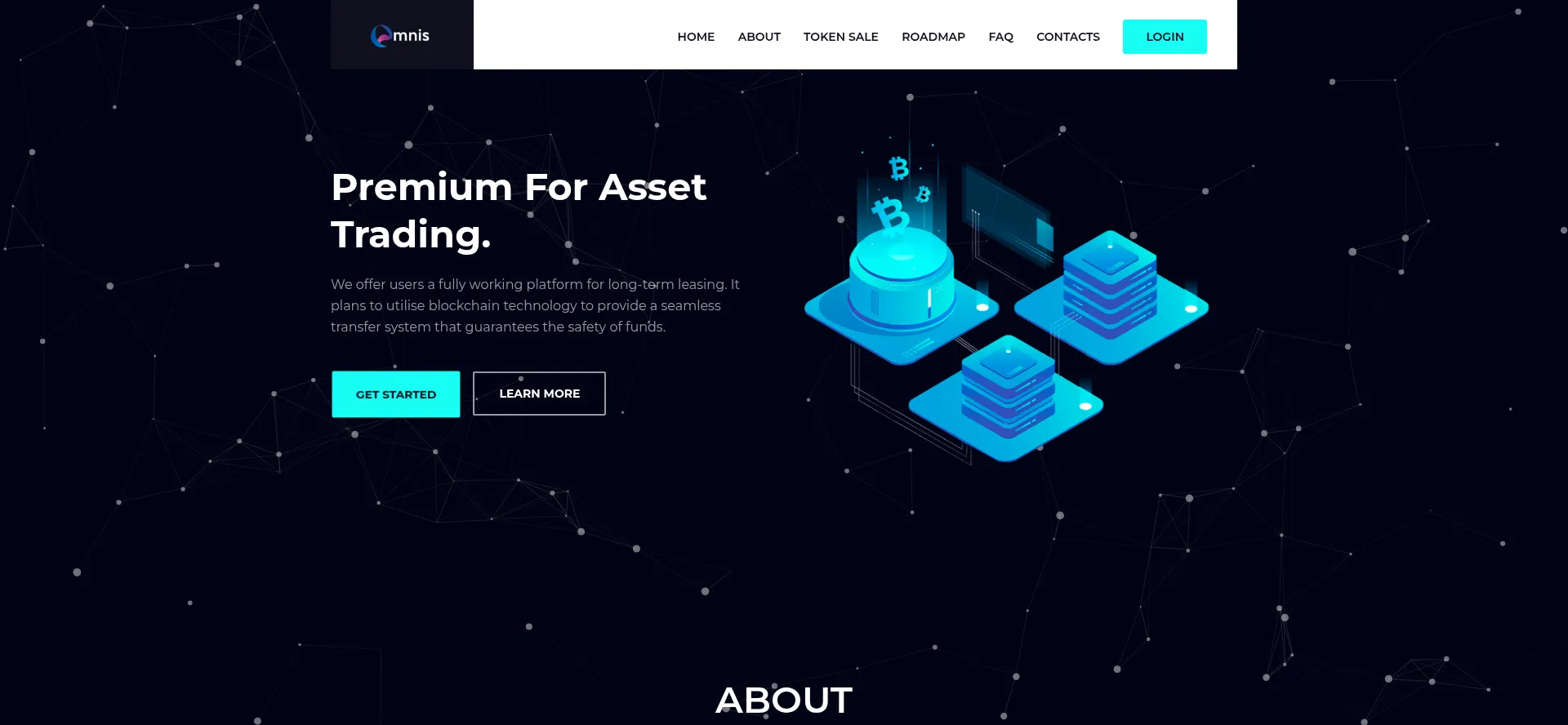Website screenshot of Omnis-trade.com