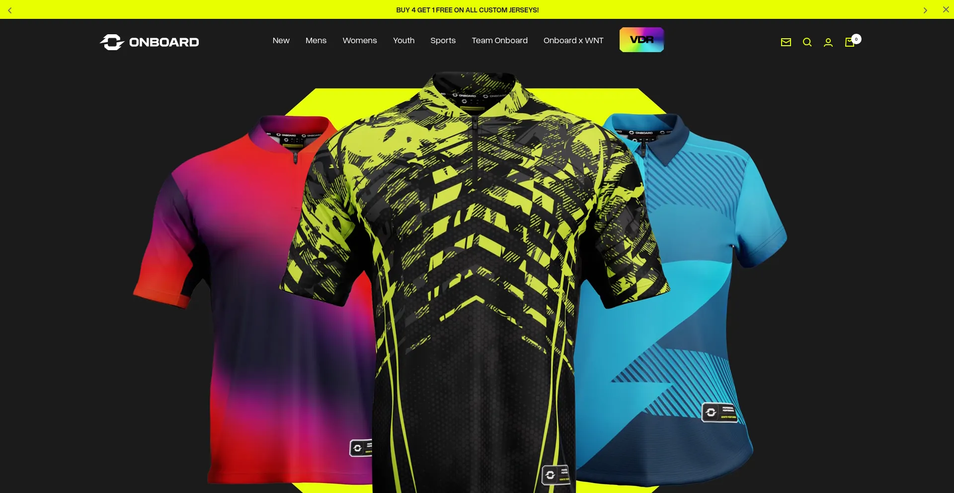 Website screenshot of Onboardsportswear.com