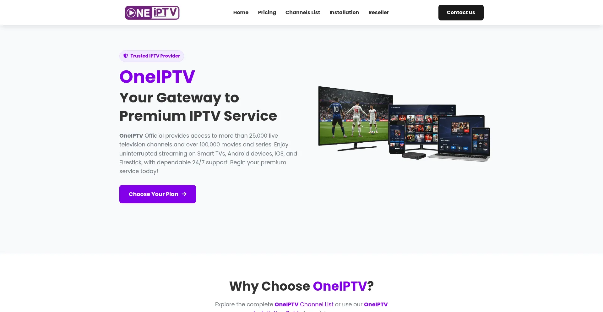 Oneiptvofficial.com