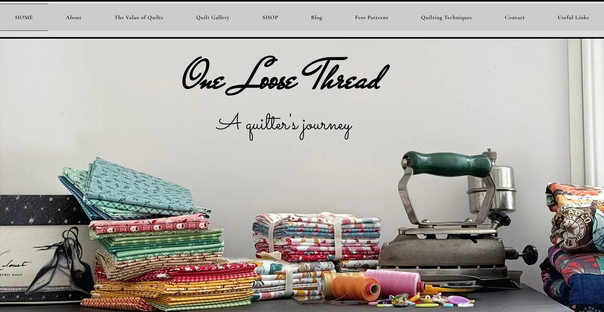Website screenshot of Oneloosethread.com.au