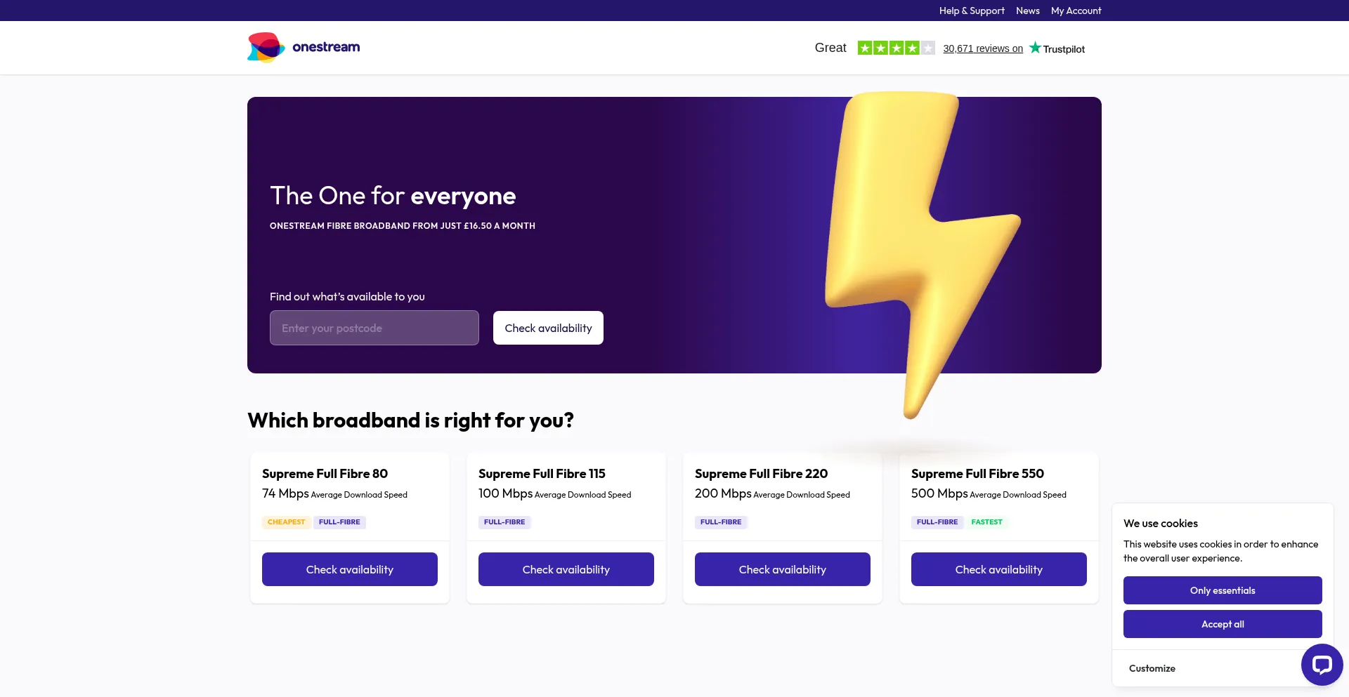 Onestream.co.uk é Seguro e Confiável?