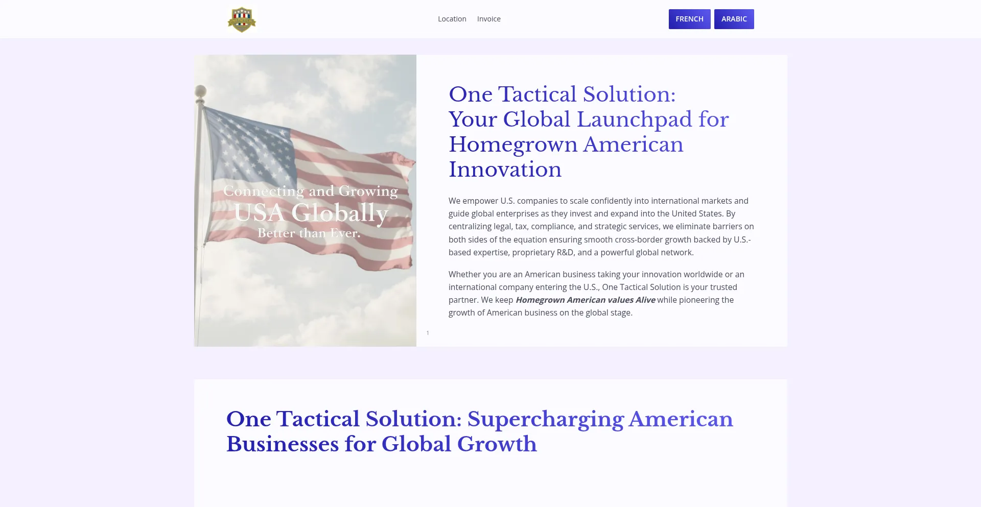 Onetacticalsolution.com Screenshot