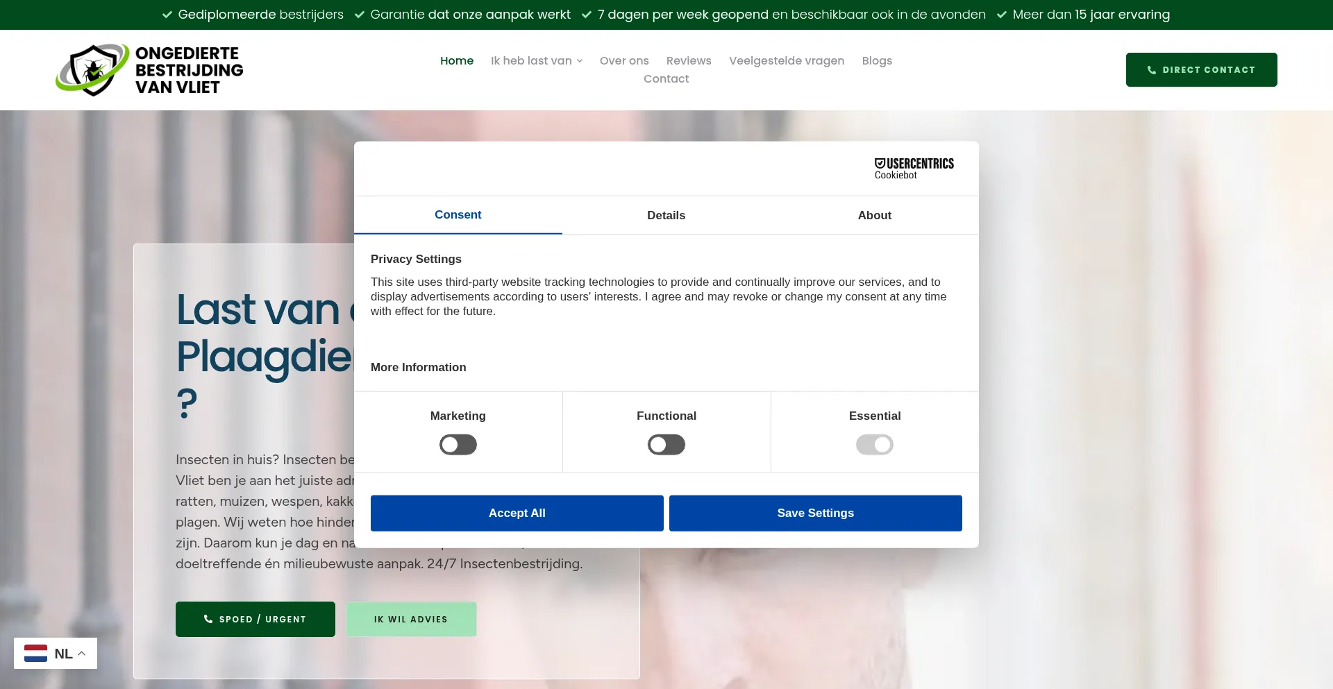 Ongediertebestrijding-vanvliet.nl