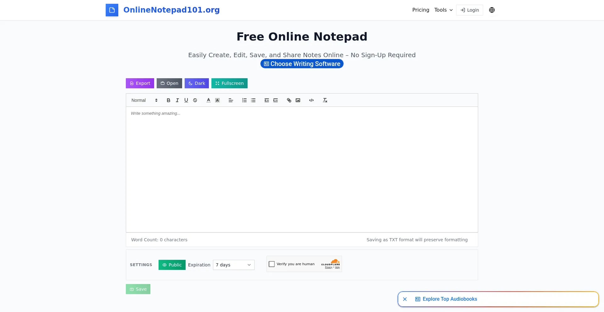 Onlinenotepad101.org