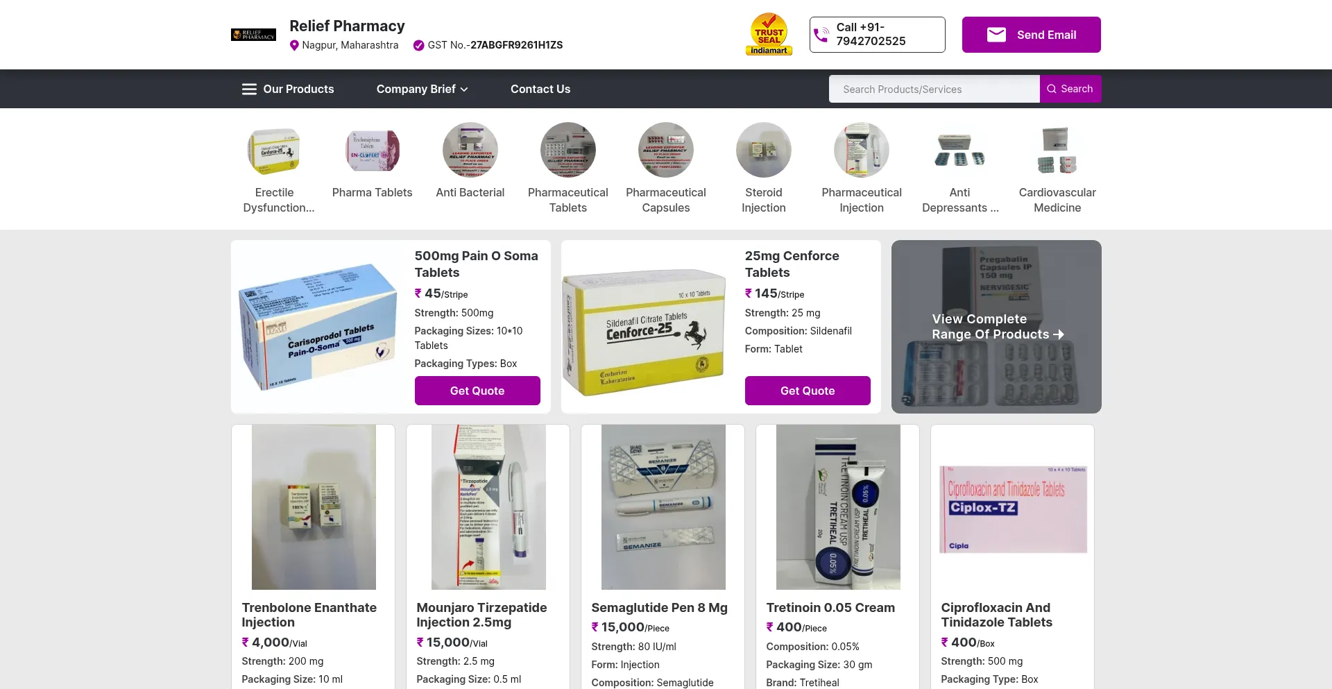 Onlinereliefpharmacy.com é Seguro e Confiável?