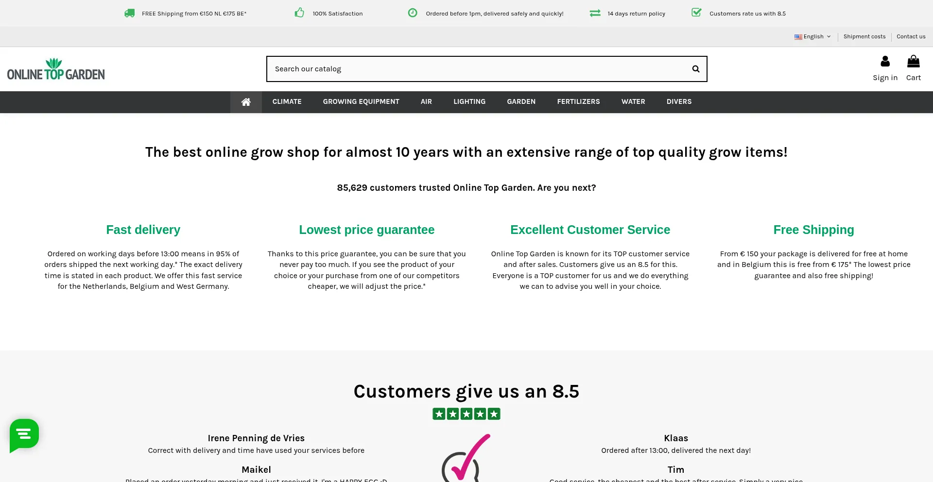 Onlinetopgarden.com é Seguro e Confiável?