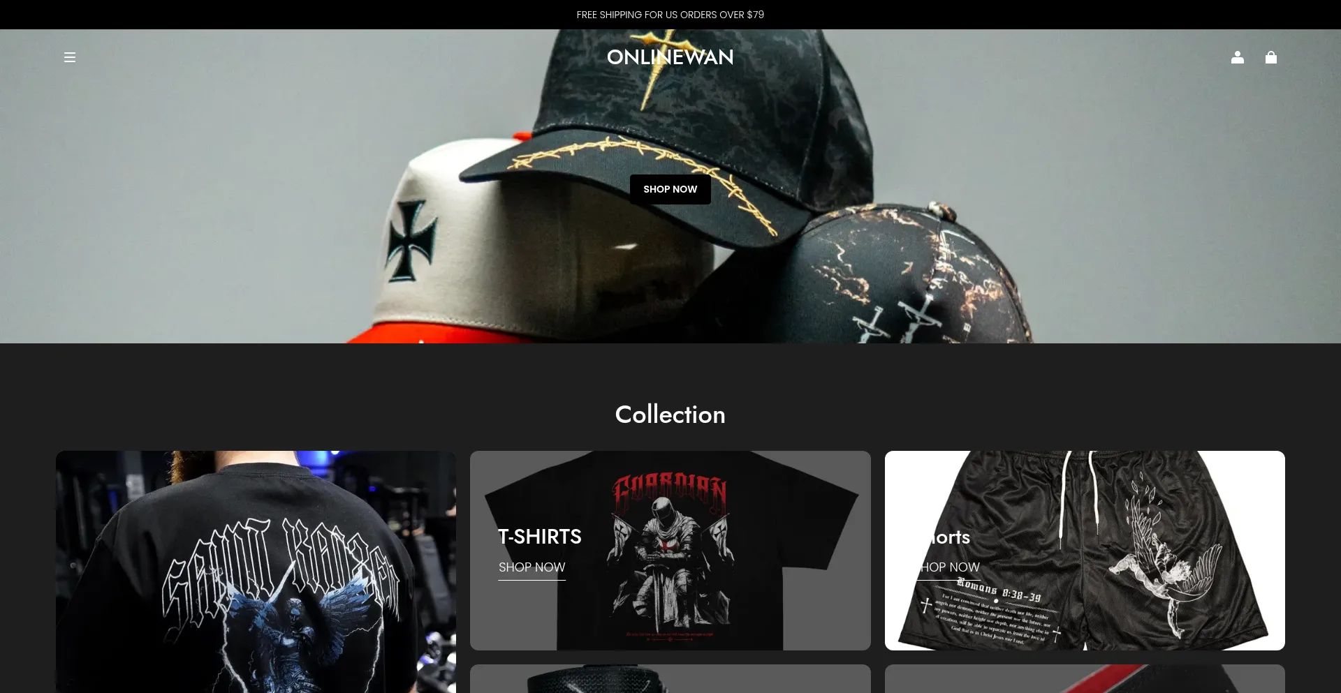 Website screenshot of Onlinewan.com