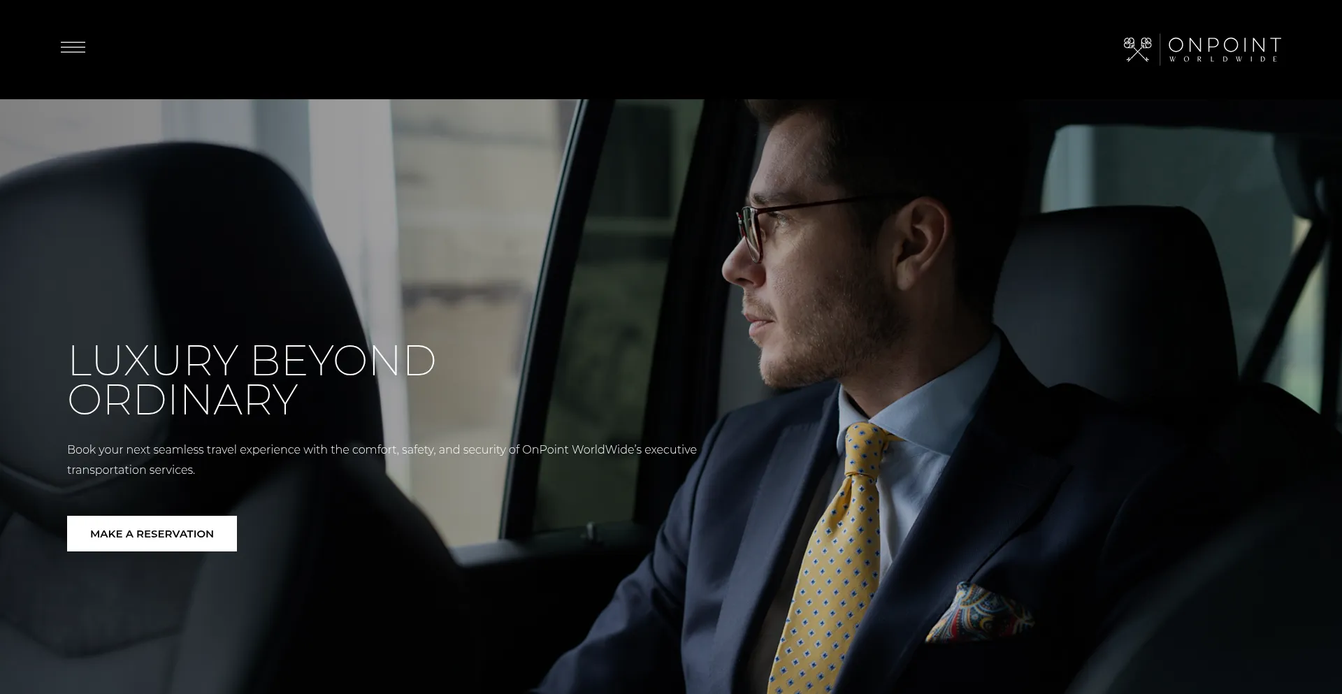 Website screenshot of Onpointworldwide.com