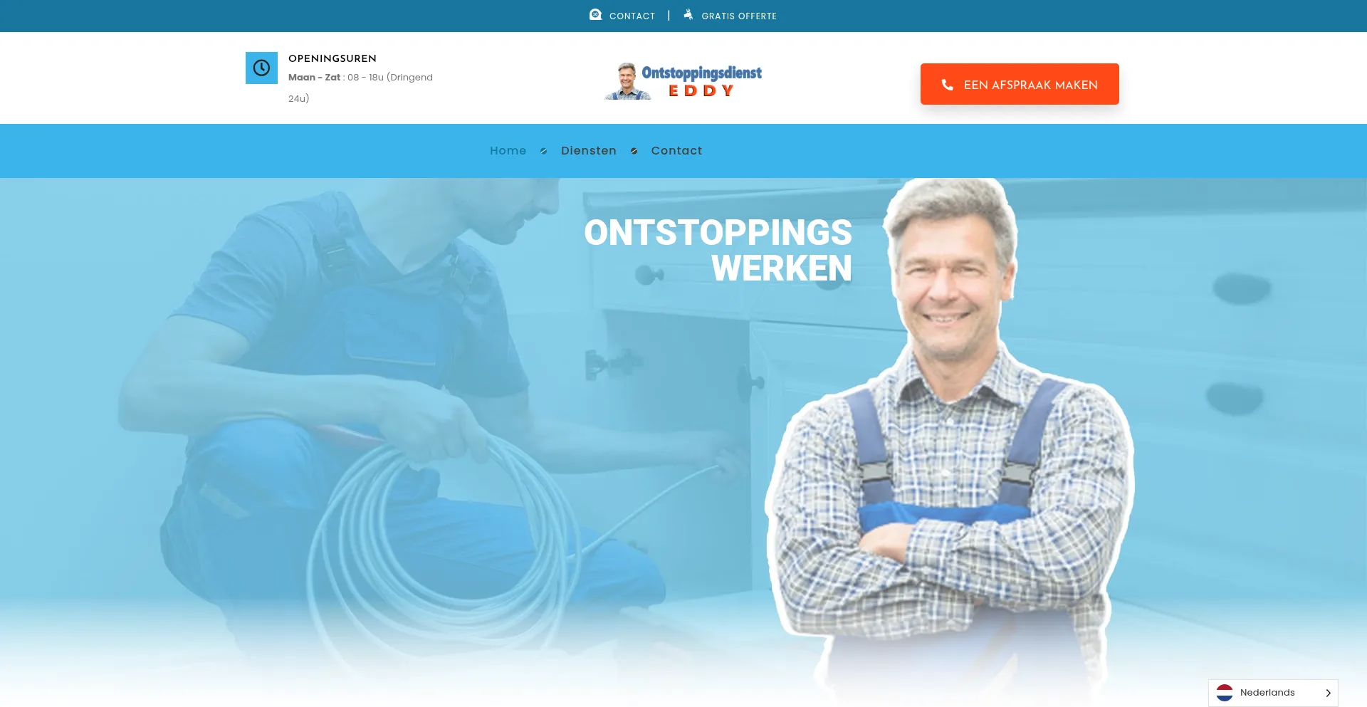 Ontstoppingsdienst-eddy.be é Seguro e Confiável?