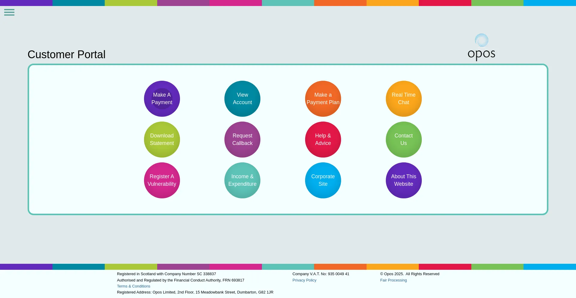 Website screenshot of Oposltd.com