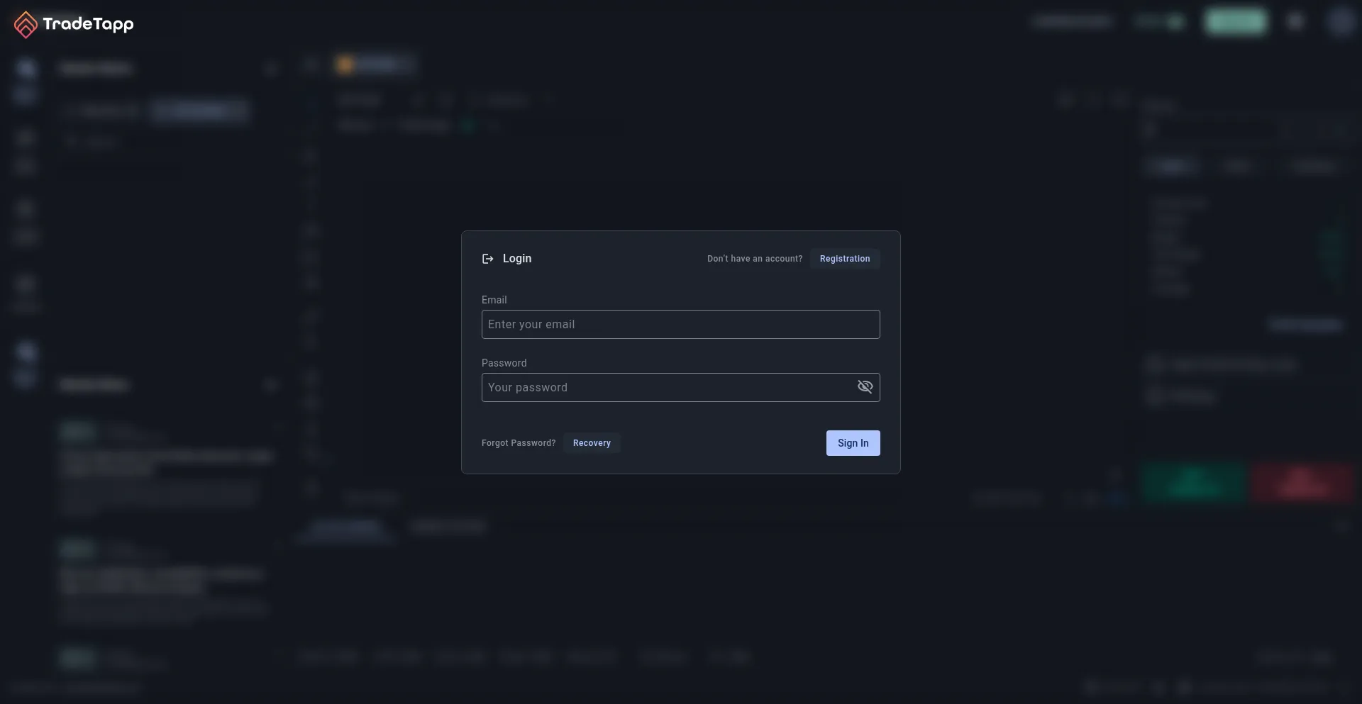 Website screenshot of Ops.trd-tapp.com