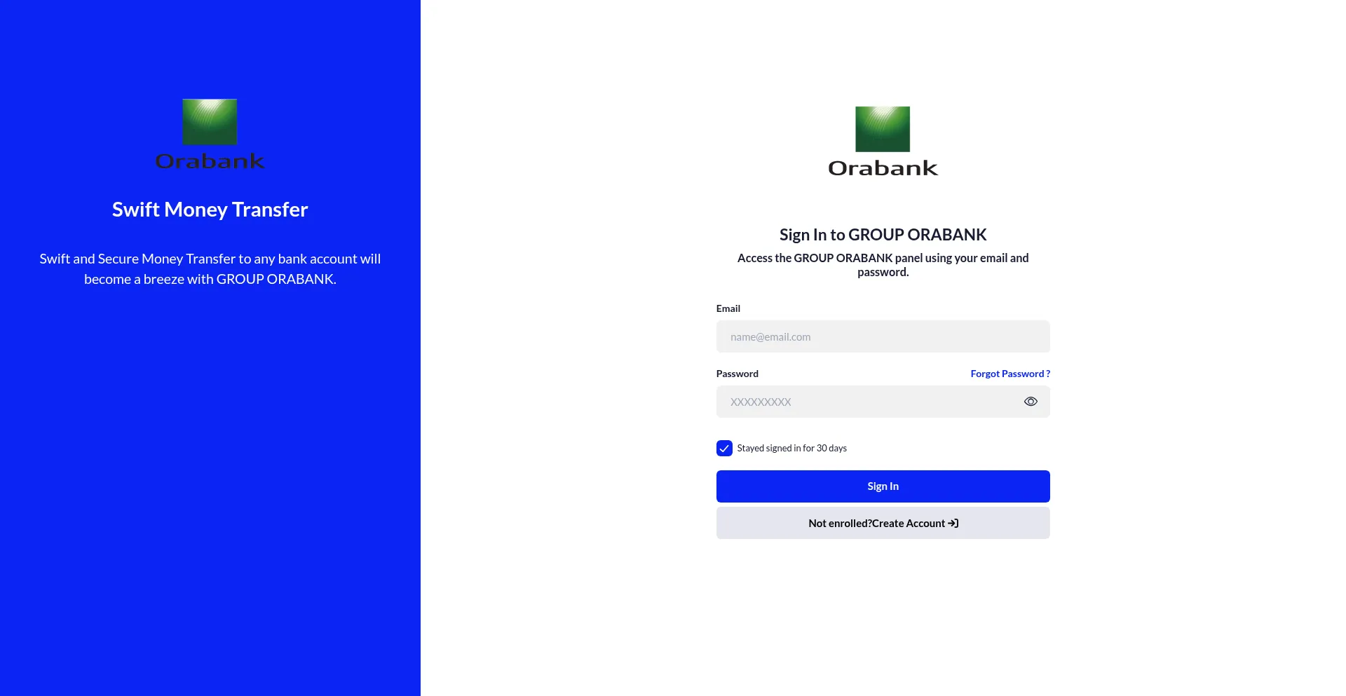 Website screenshot of Ora-groups.com