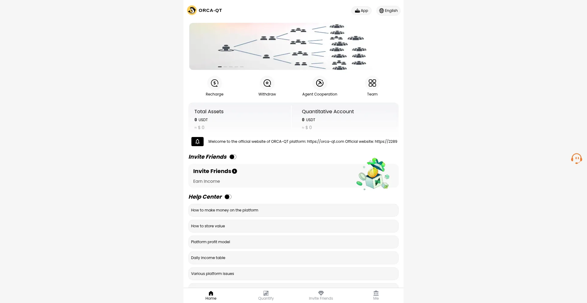 Website screenshot of Orca-qt.com