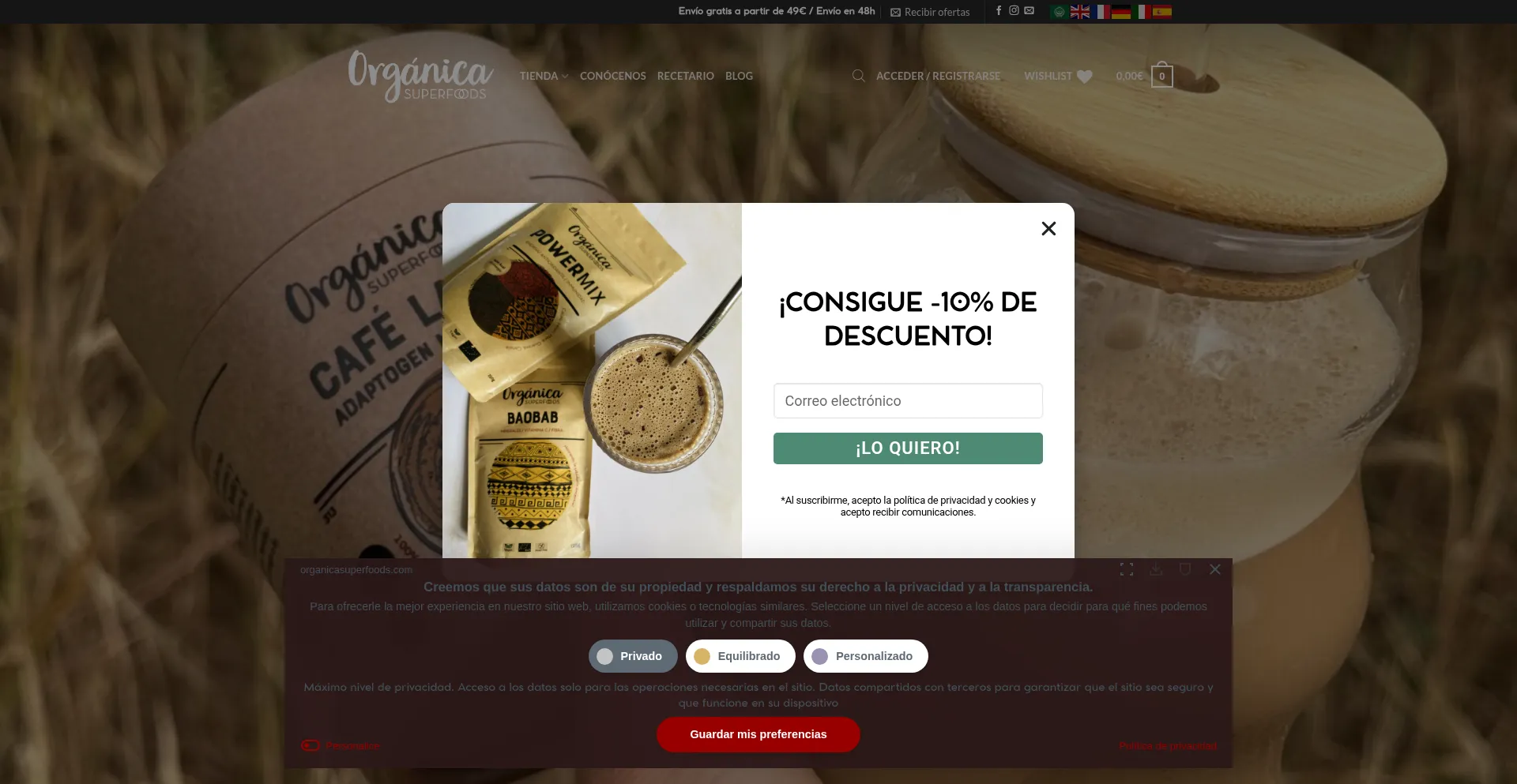Organicasuperfoods.com é Seguro e Confiável?