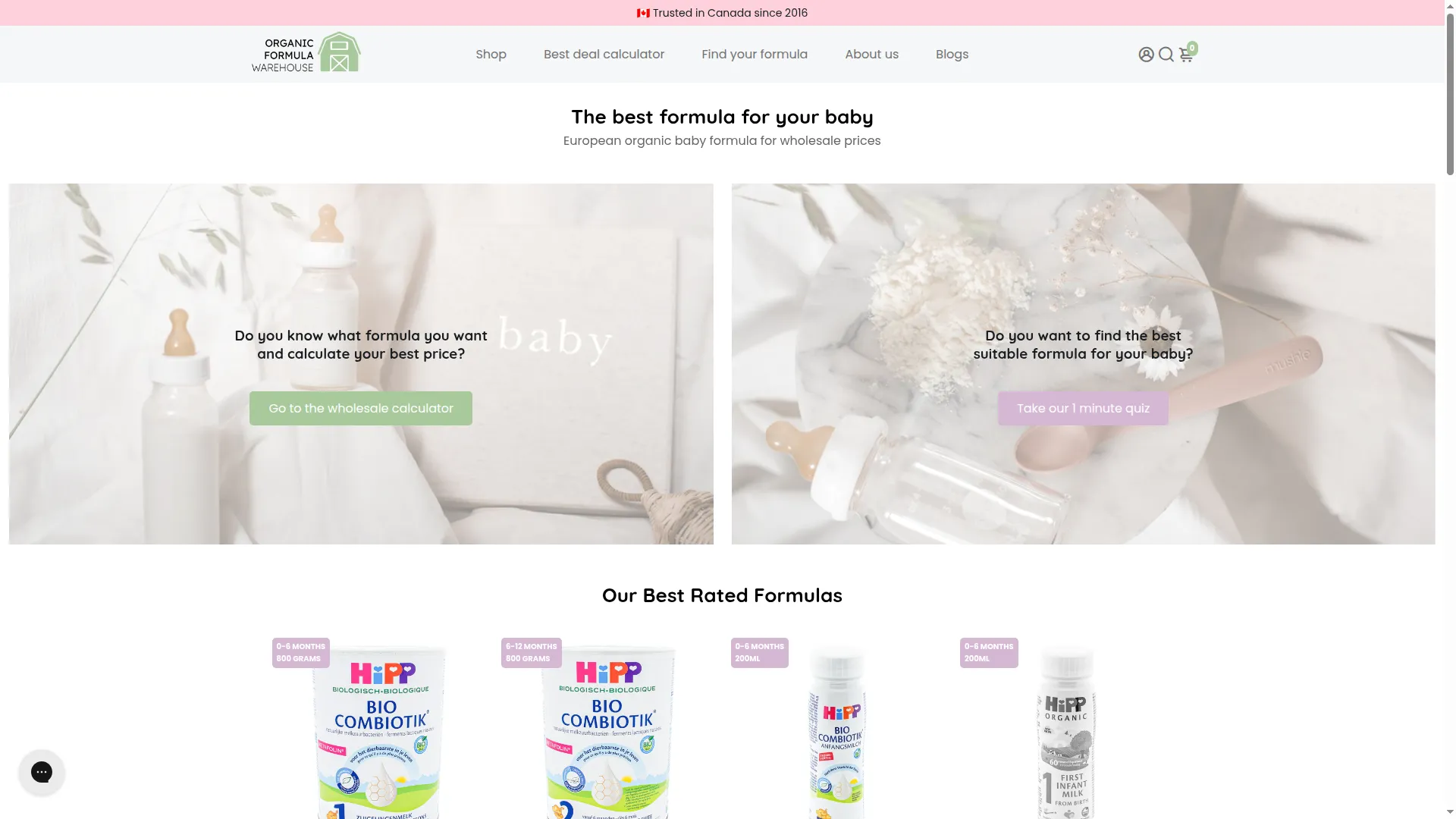 Organicformulawarehouse.com