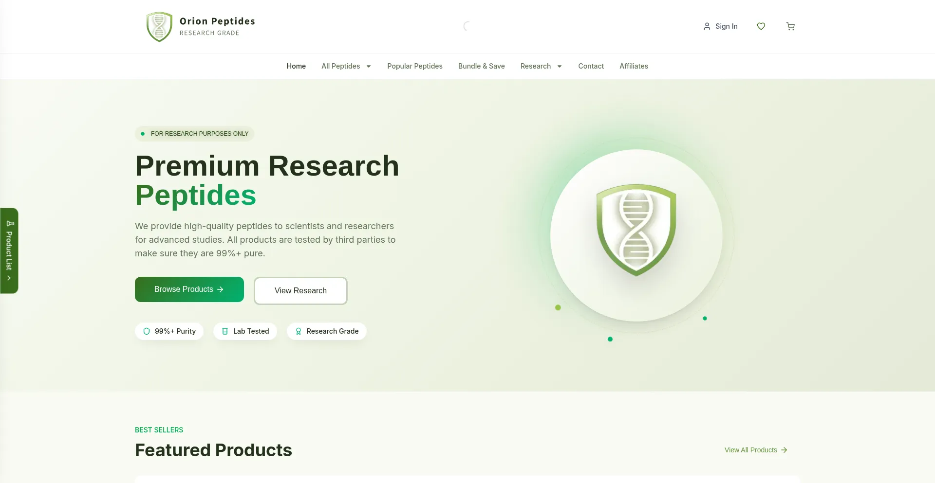 Orionpeptide.com