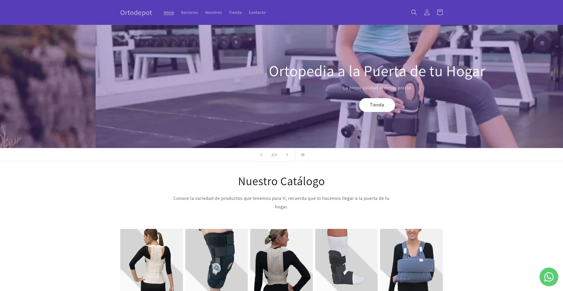 Ortodepot.com Screenshot