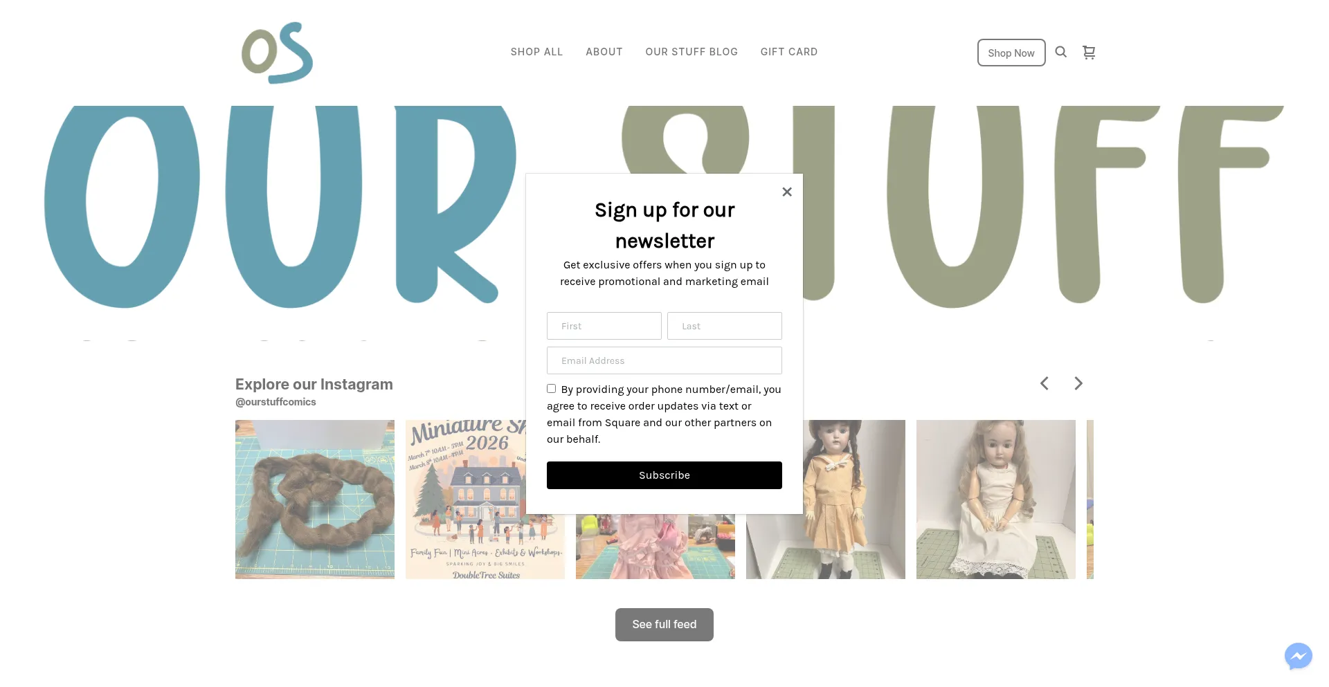 Ourstuffshop.square.site