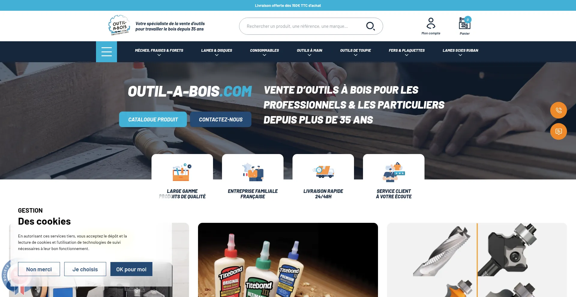 Outil-a-bois.com é Seguro e Confiável?