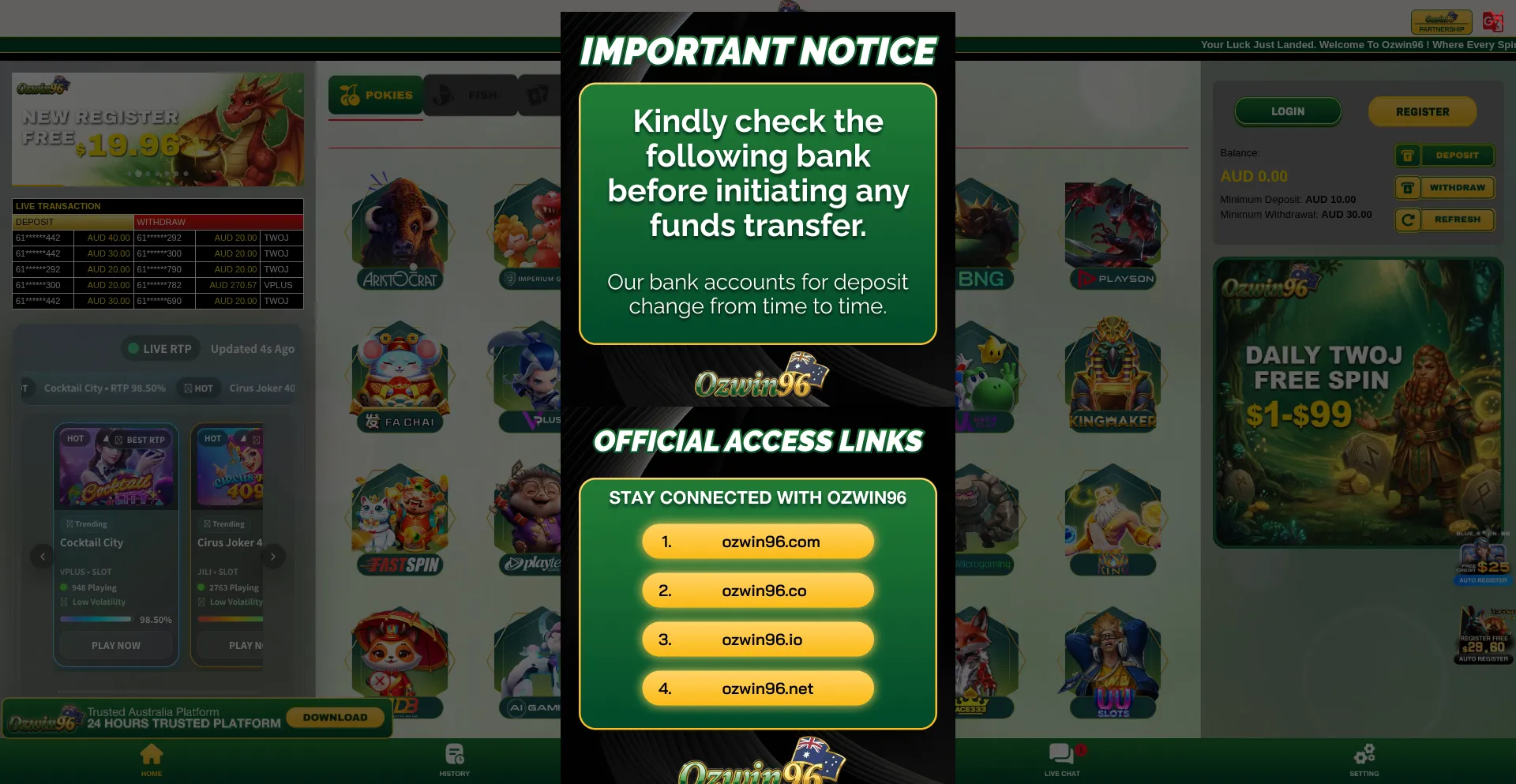Ozwin96.com
