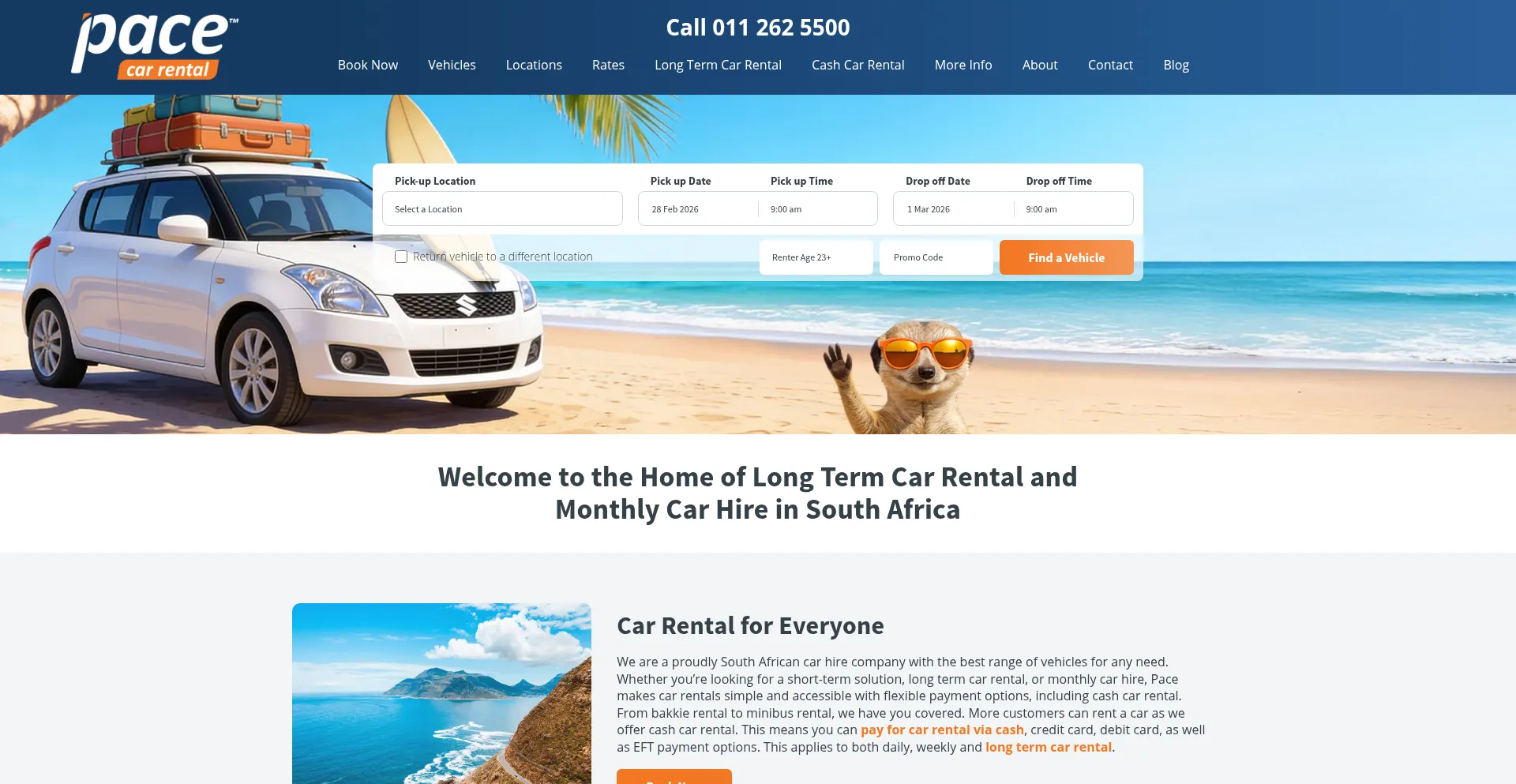 Pacecarrental.co.za